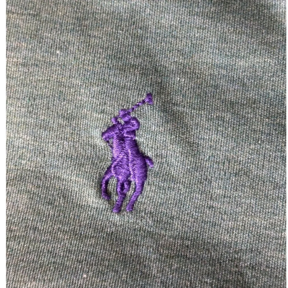 Polo Ralph Lauren Polo Shirt Mens XXL Green Heathered Short Sleeve Pony Cotton